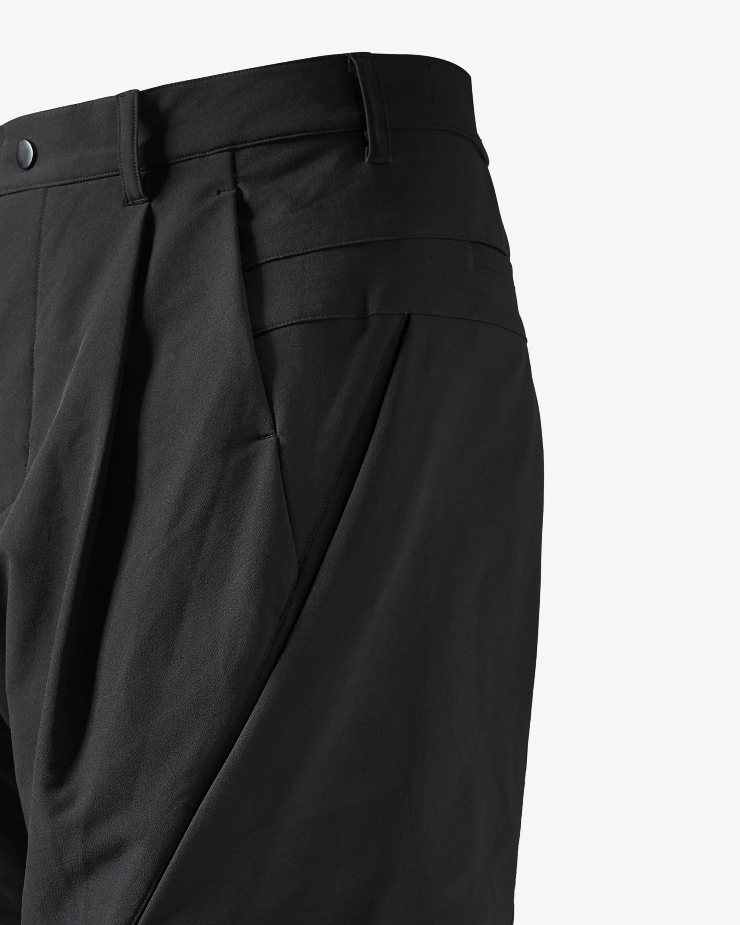 089 Multi Pleated Tapered Jogger Pants