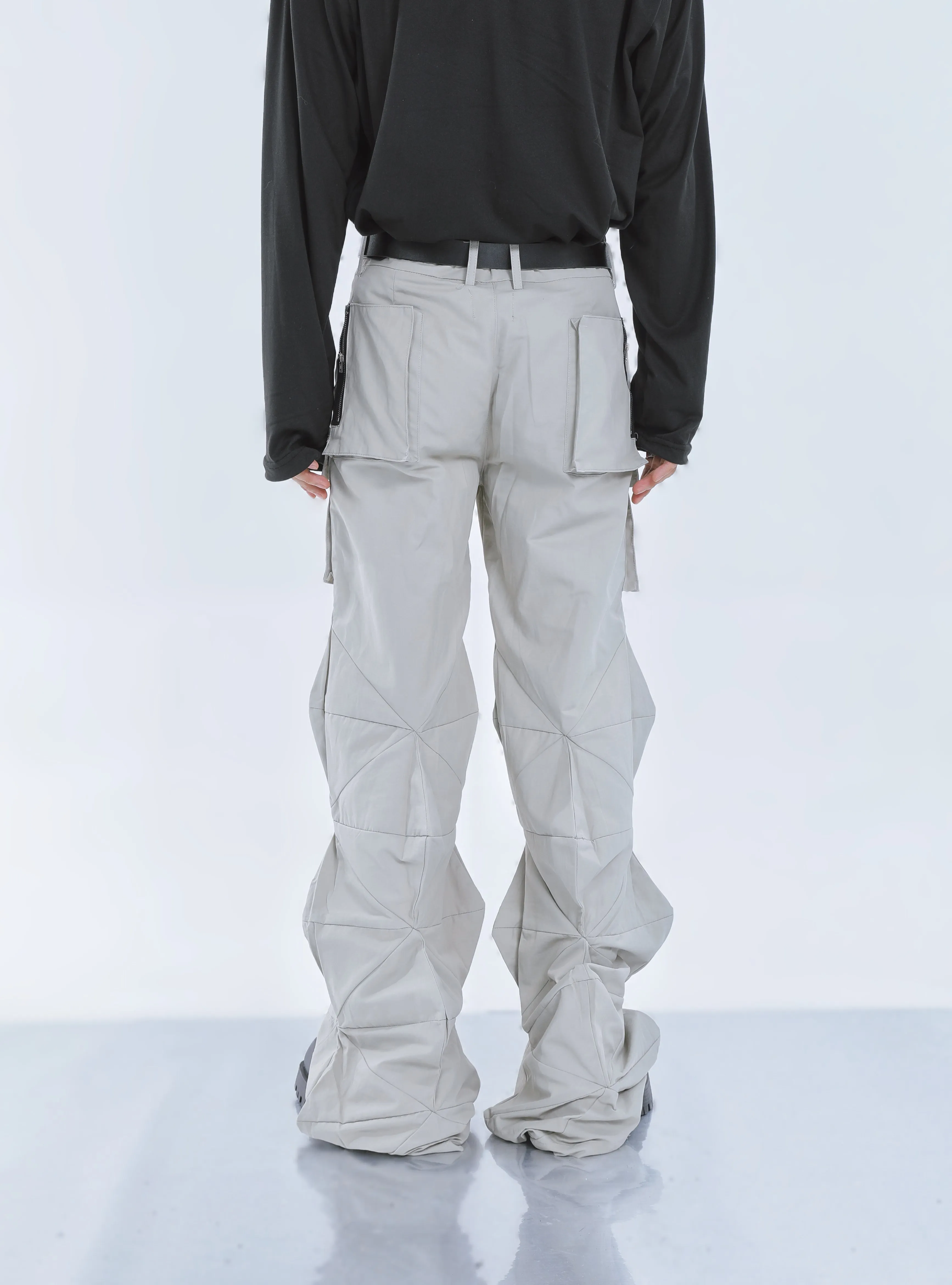 【23s September.】3D Cut Flared Casual Pants -M