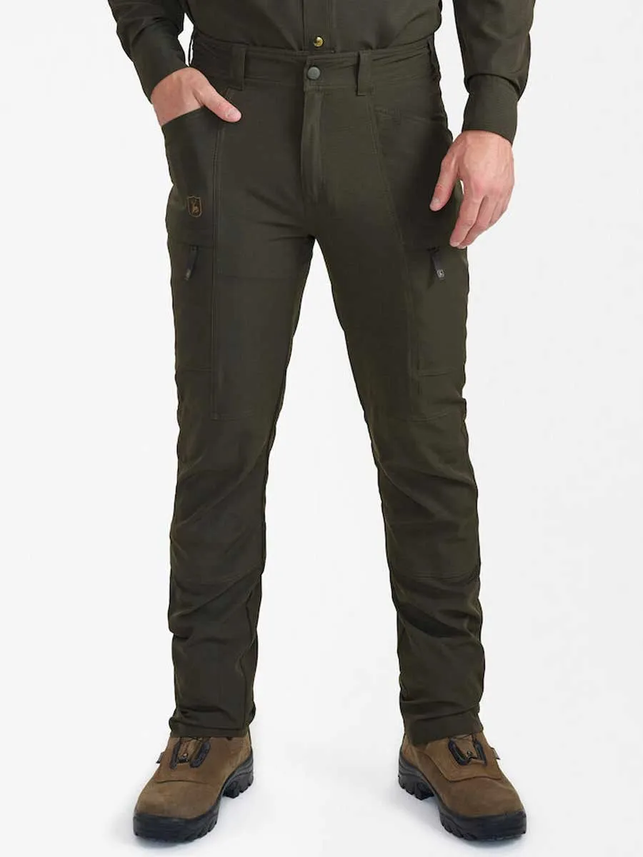 30% OFF DEERHUNTER Canopy Trousers - Men's - Forest Green - Size: UK 35" (EU50)