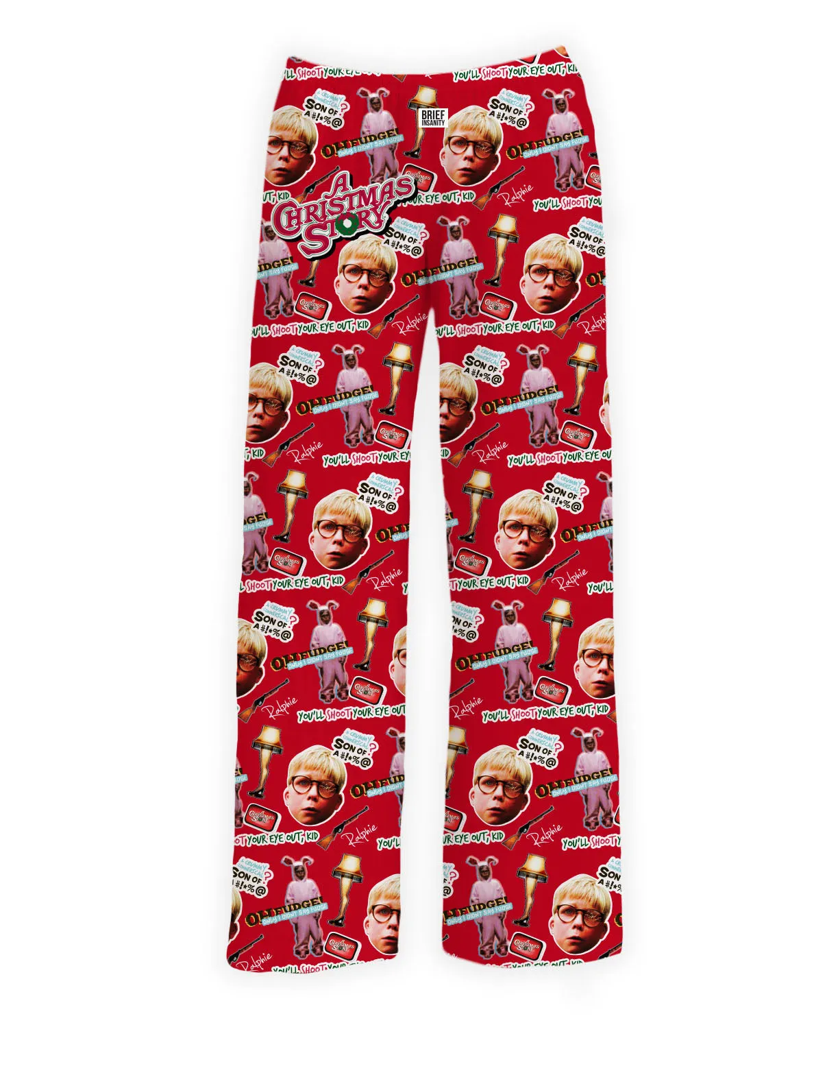 A Christmas Story Pajama Pants | Red Ralphie Xmas Story