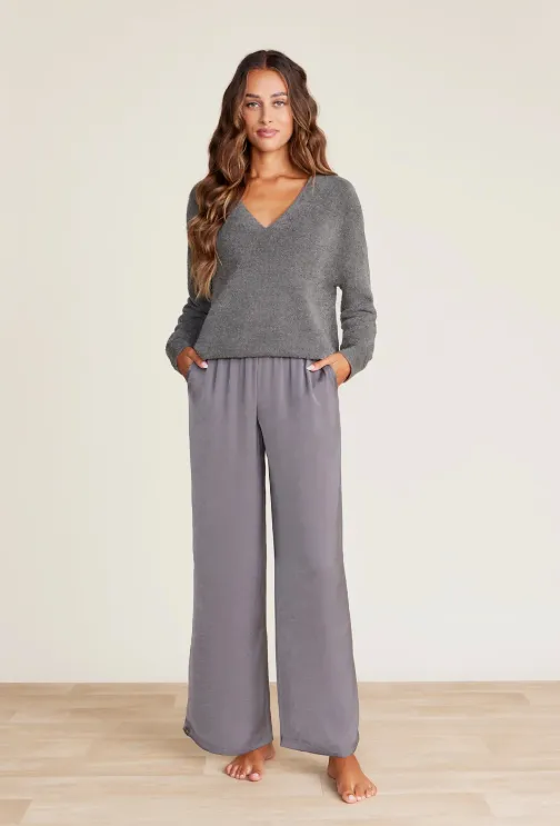 Barefoot Dreams Washed Satin Wide Leg Pant - Final Sale 30% off in cart