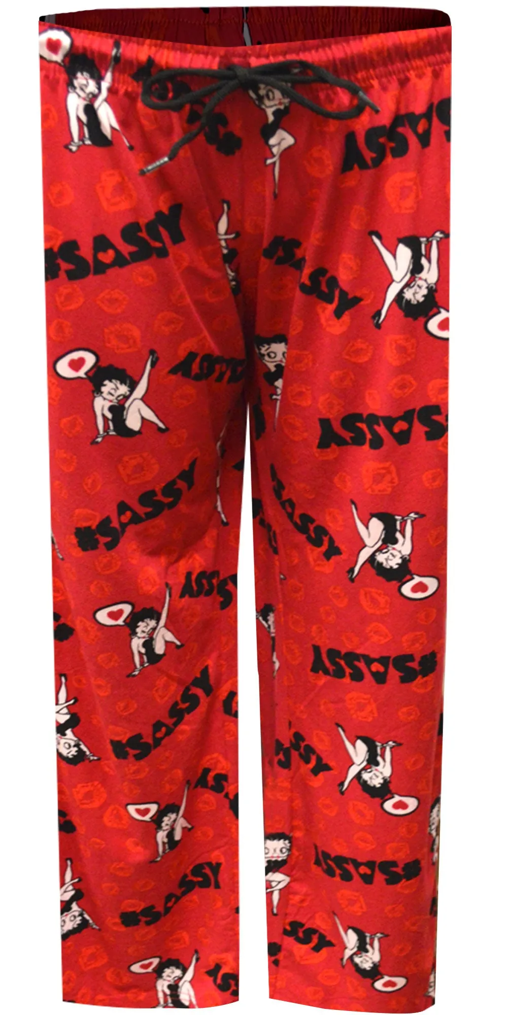 Betty Boop Feeling Sassy Red Lounge Pants