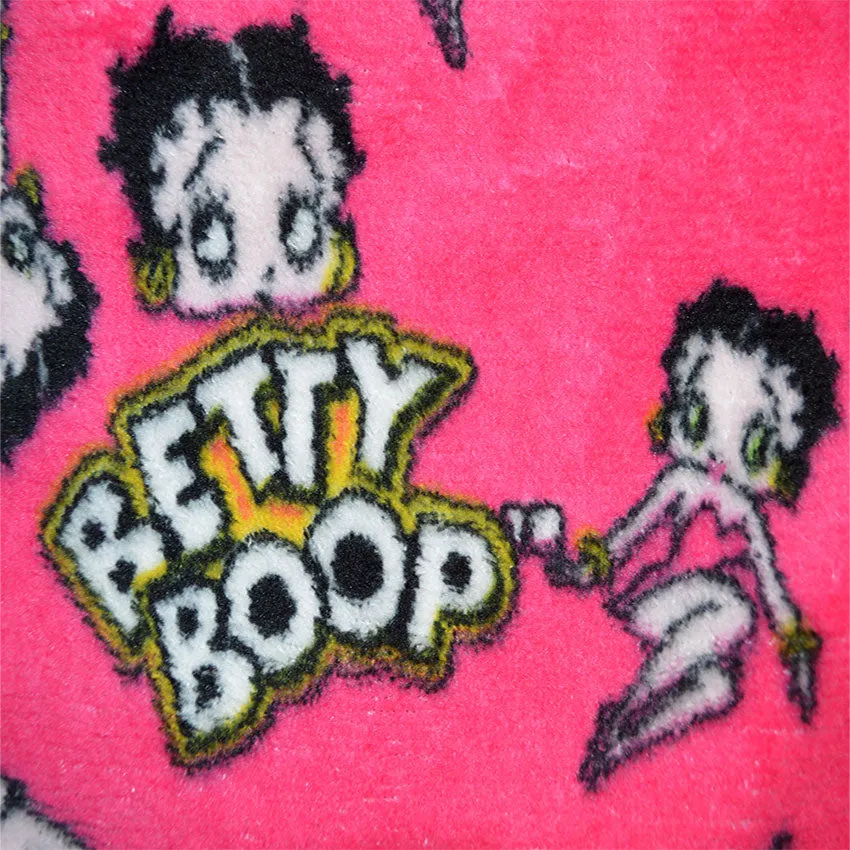 Betty Boop Flaming Hot Pink Plush Lounge Pants