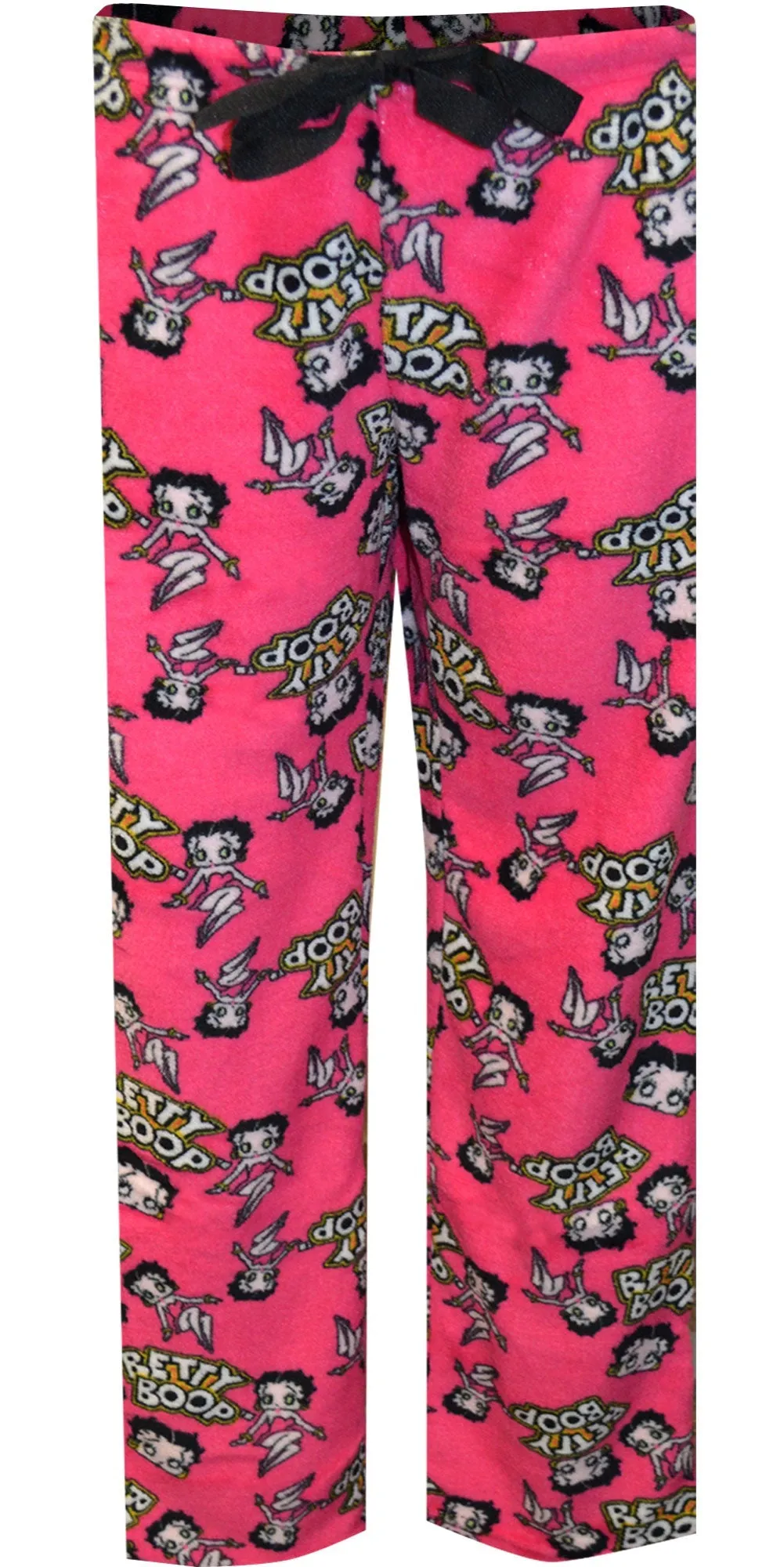 Betty Boop Flaming Hot Pink Plush Lounge Pants