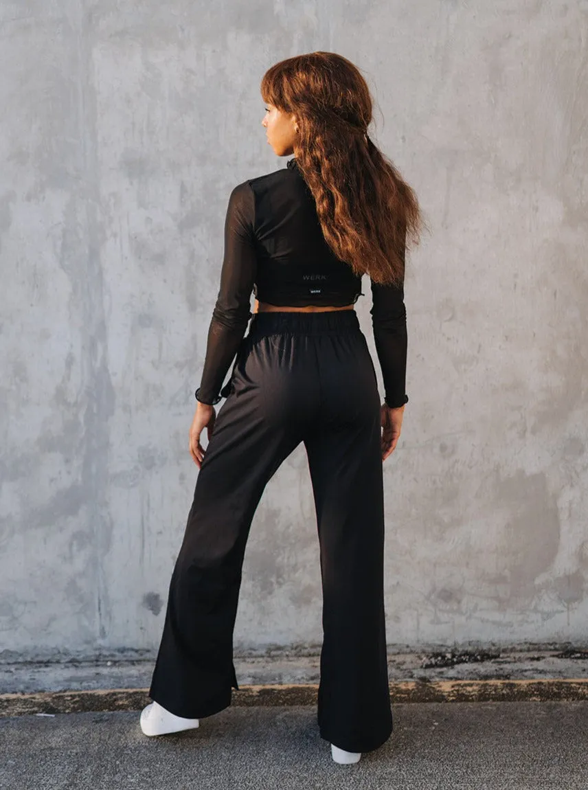 Black Track Pant