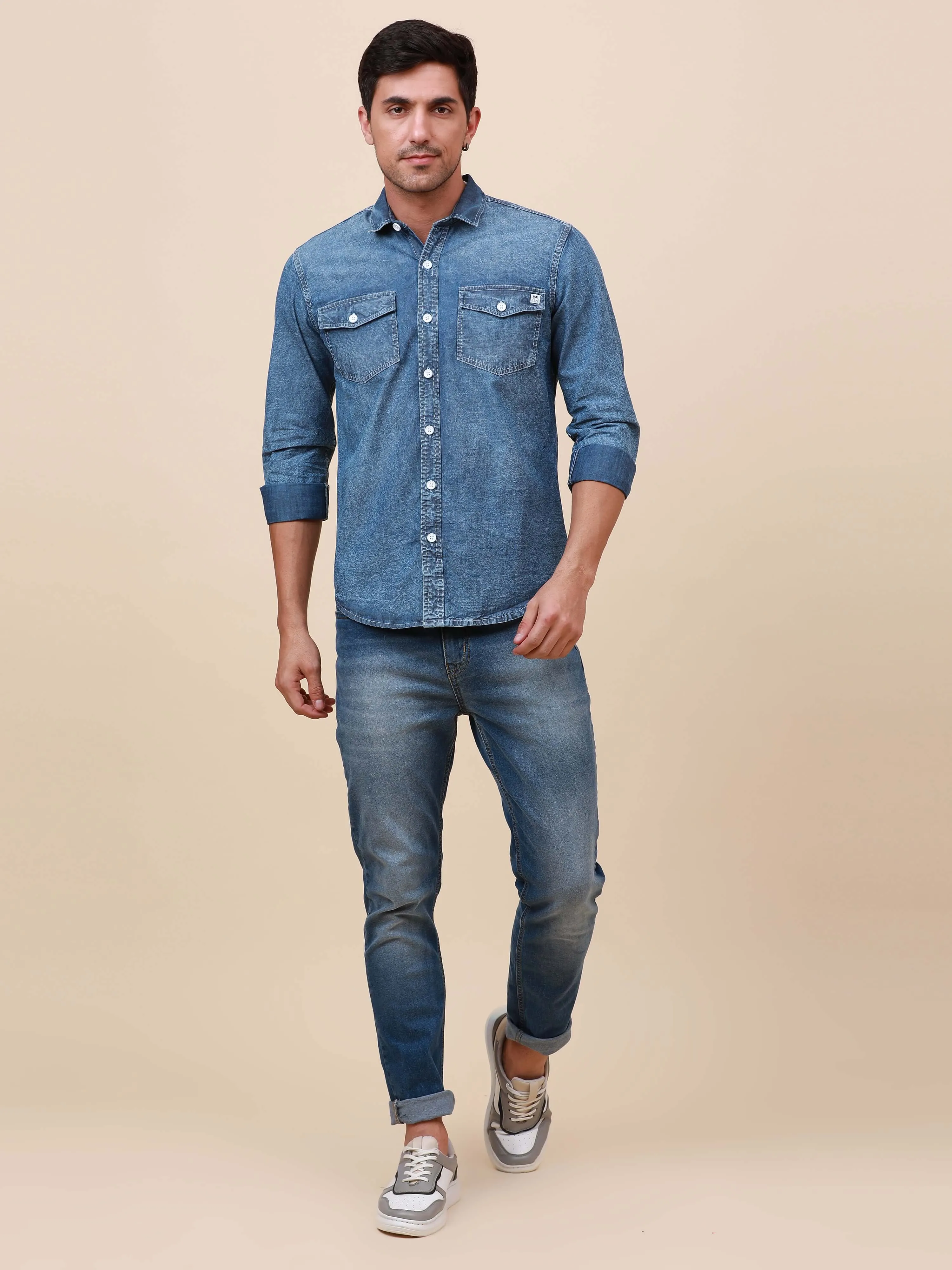 Blue Horizon Denim Shirt