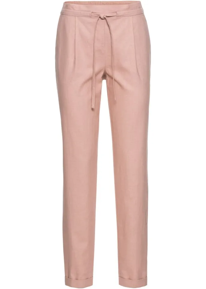 Bodyflirt linen trousers, pink