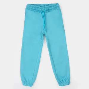 Boys Terry And Fleece Pajama Basic - Petrol Green