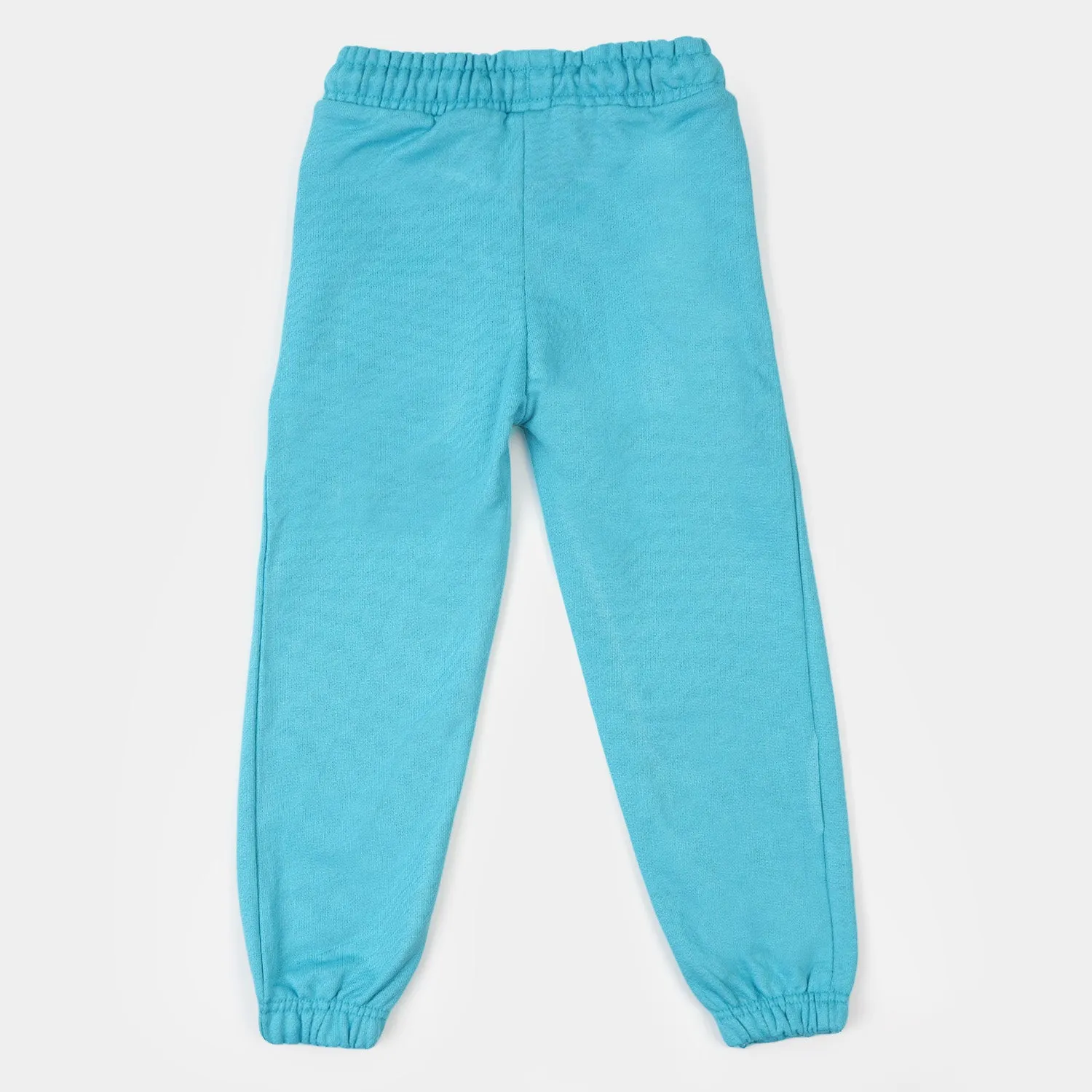 Boys Terry And Fleece Pajama Basic - Petrol Green