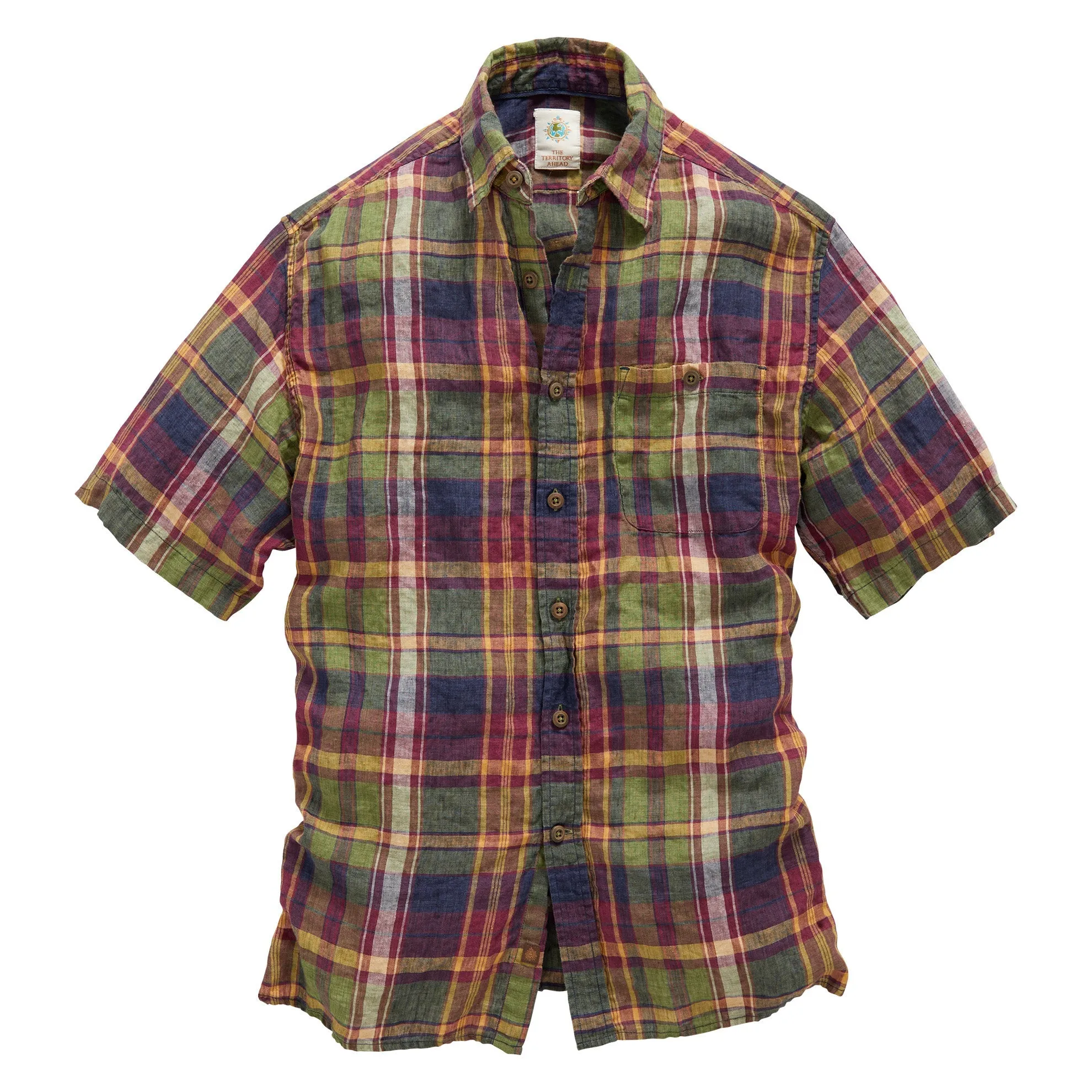 Buleleng Linen Plaid Shirt