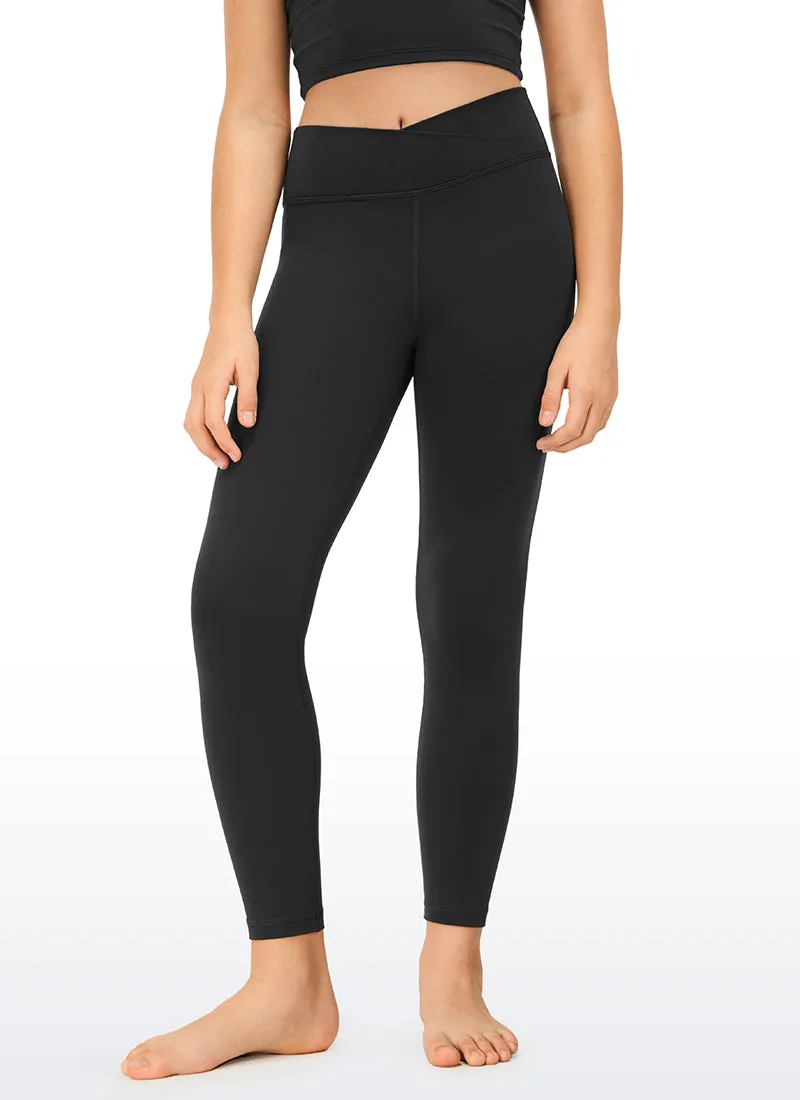 Butterluxe Girls Active Leggings - V Cross Waist