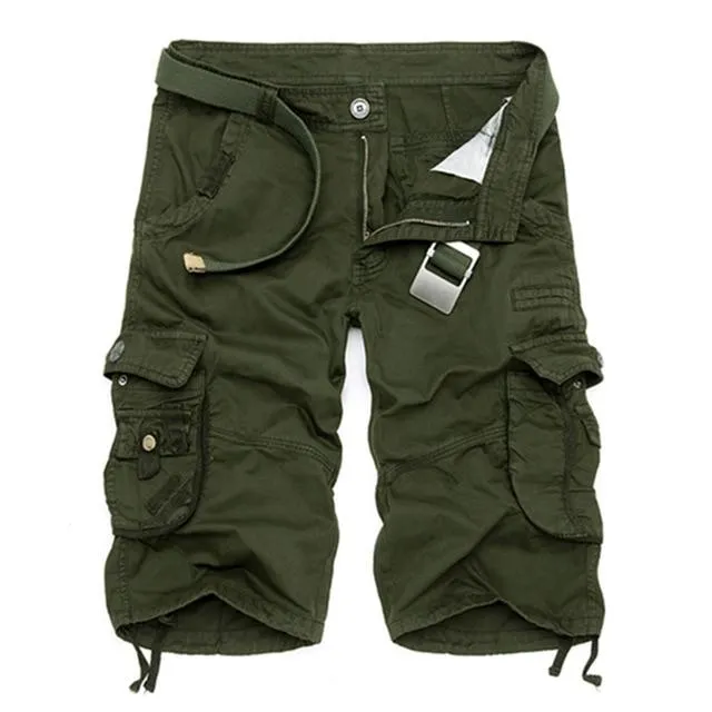 Cargo Shorts Men Cool Camouflage Summer Hot Sale Cotton Casual Men Short Pants Brand Clothing Comfortable Camo Men Cargo Shorts