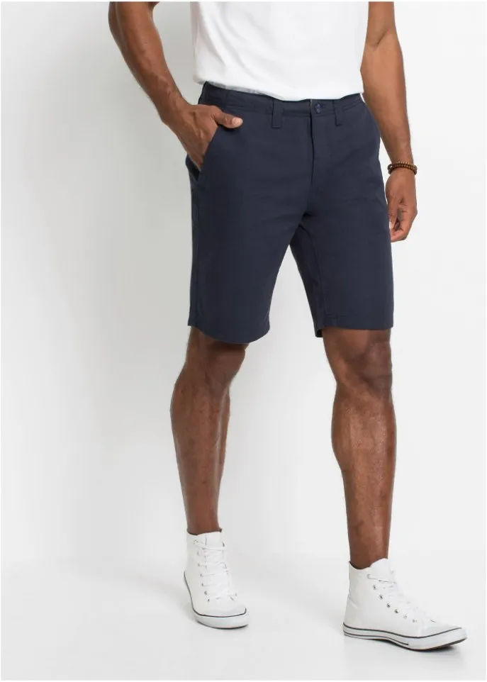 Chino shorts regular fit Bpc Bonprix Collection, blue