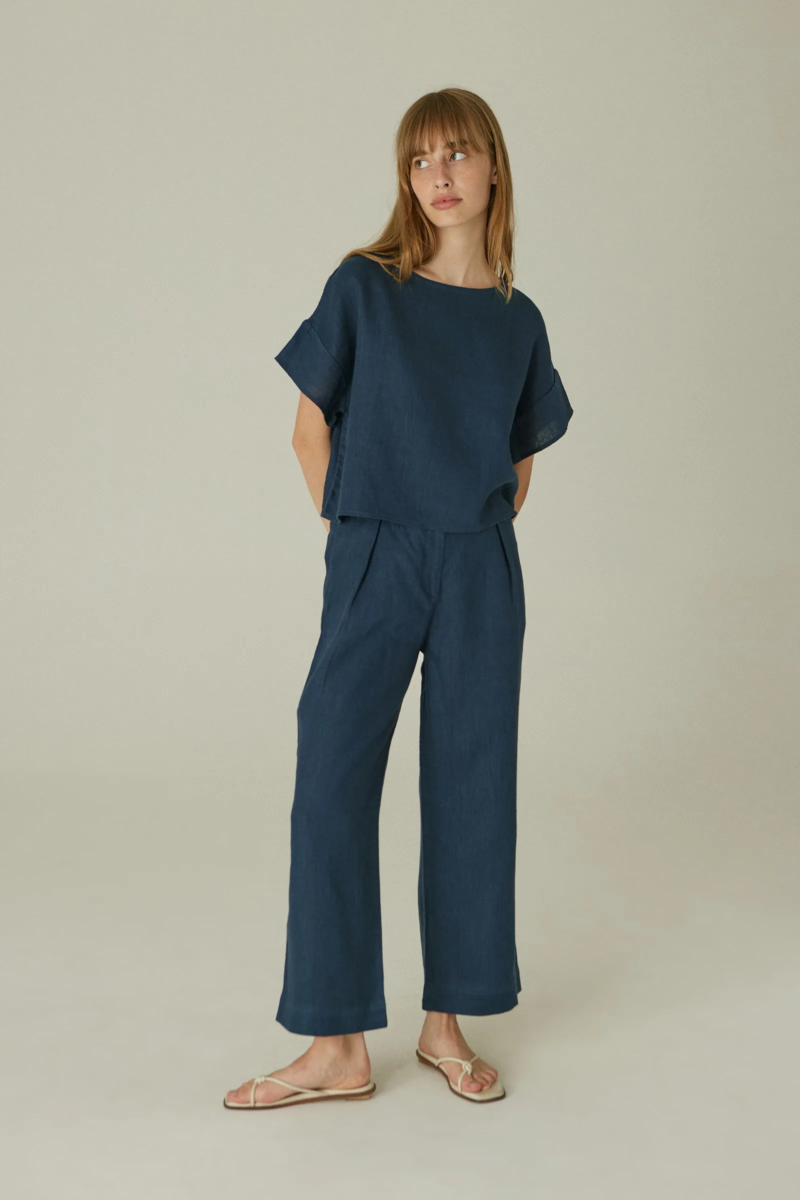 City Trousers -- Linen