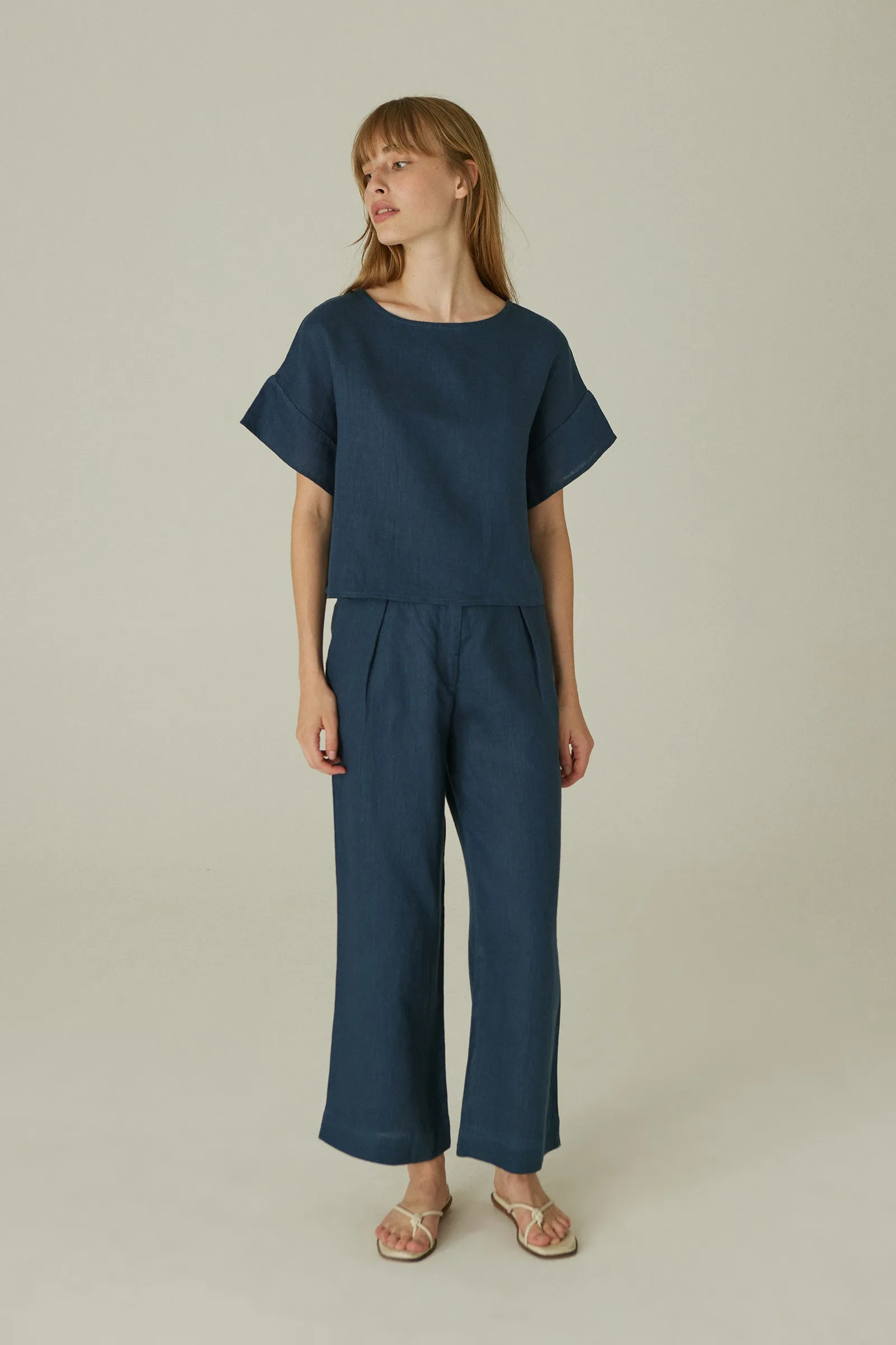 City Trousers -- Linen