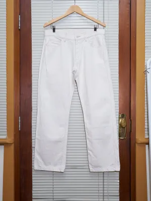 Comme des Garcons Homme 2005 oatmeal cotton 5 pocket trousers - mens L