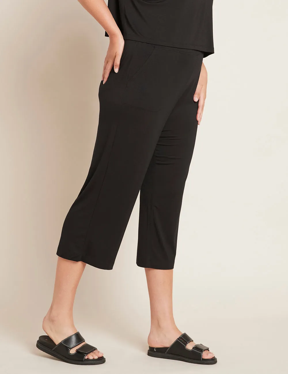 Downtime Crop Pant - Black