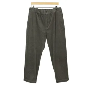 Easy trousers in dusty charcoal cotton corduroy