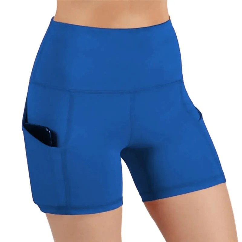 Fitness Women's Shorts High Waist with Phone Pockets - SF0114