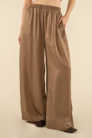 florence flowy satin pants