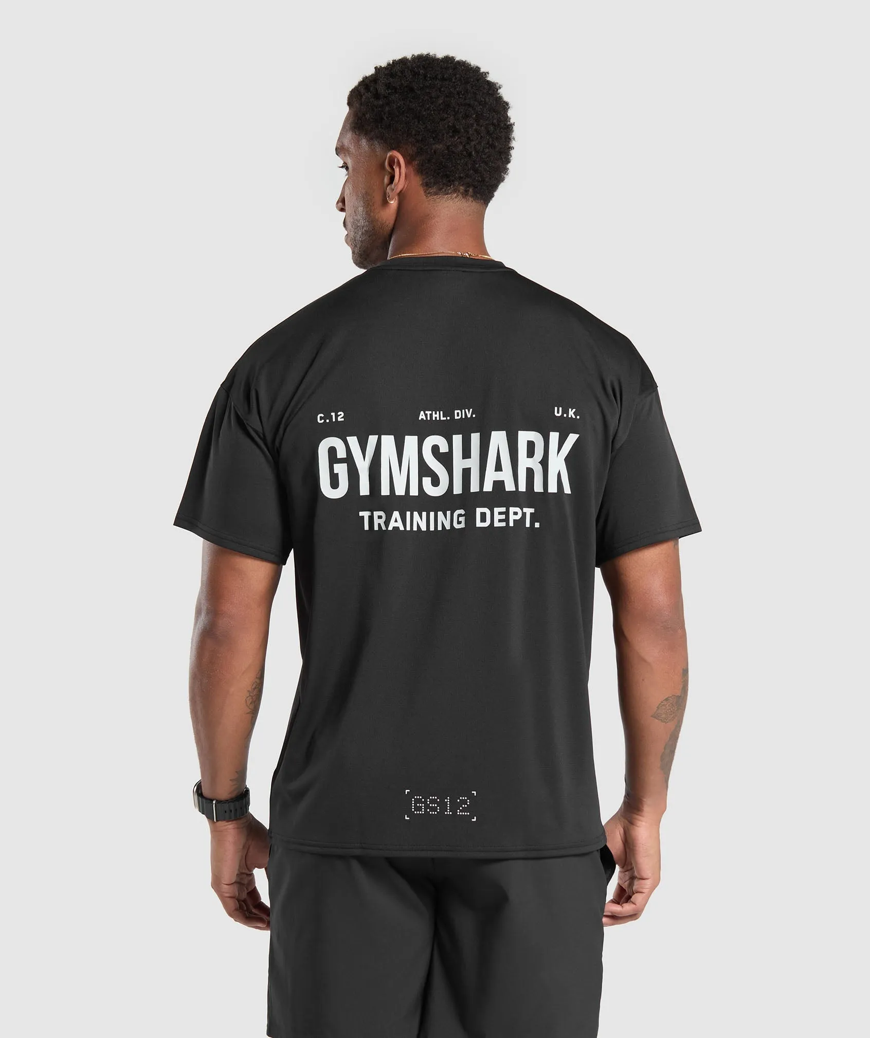 Gymshark Training Department Performance T Shirt - Black