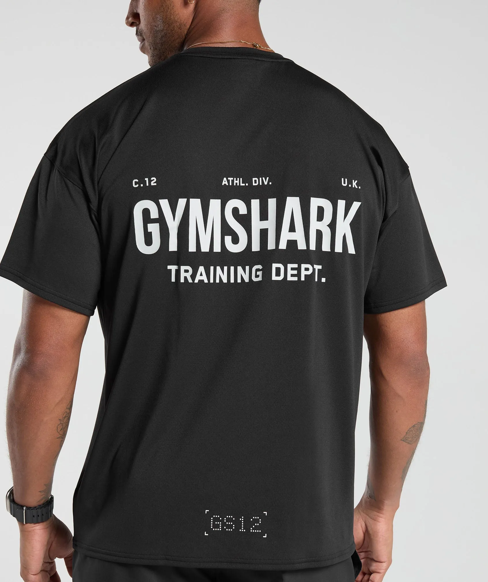 Gymshark Training Department Performance T Shirt - Black