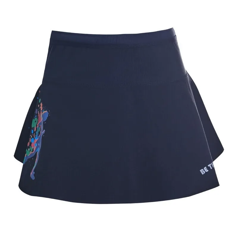 High Waist Double Layer Skirt with Pocket / Mesh Golf Tennis Cloth - SF0105