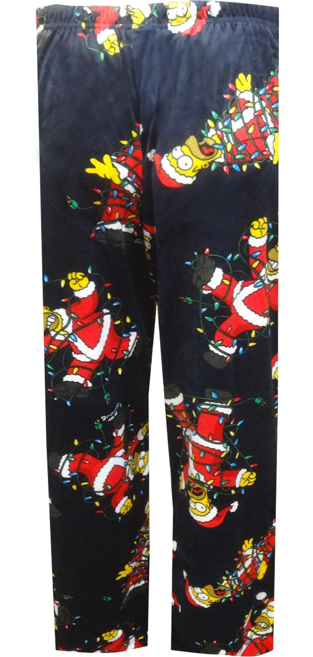 Homer Simpson Tangled In Holiday Lights Lounge Pants