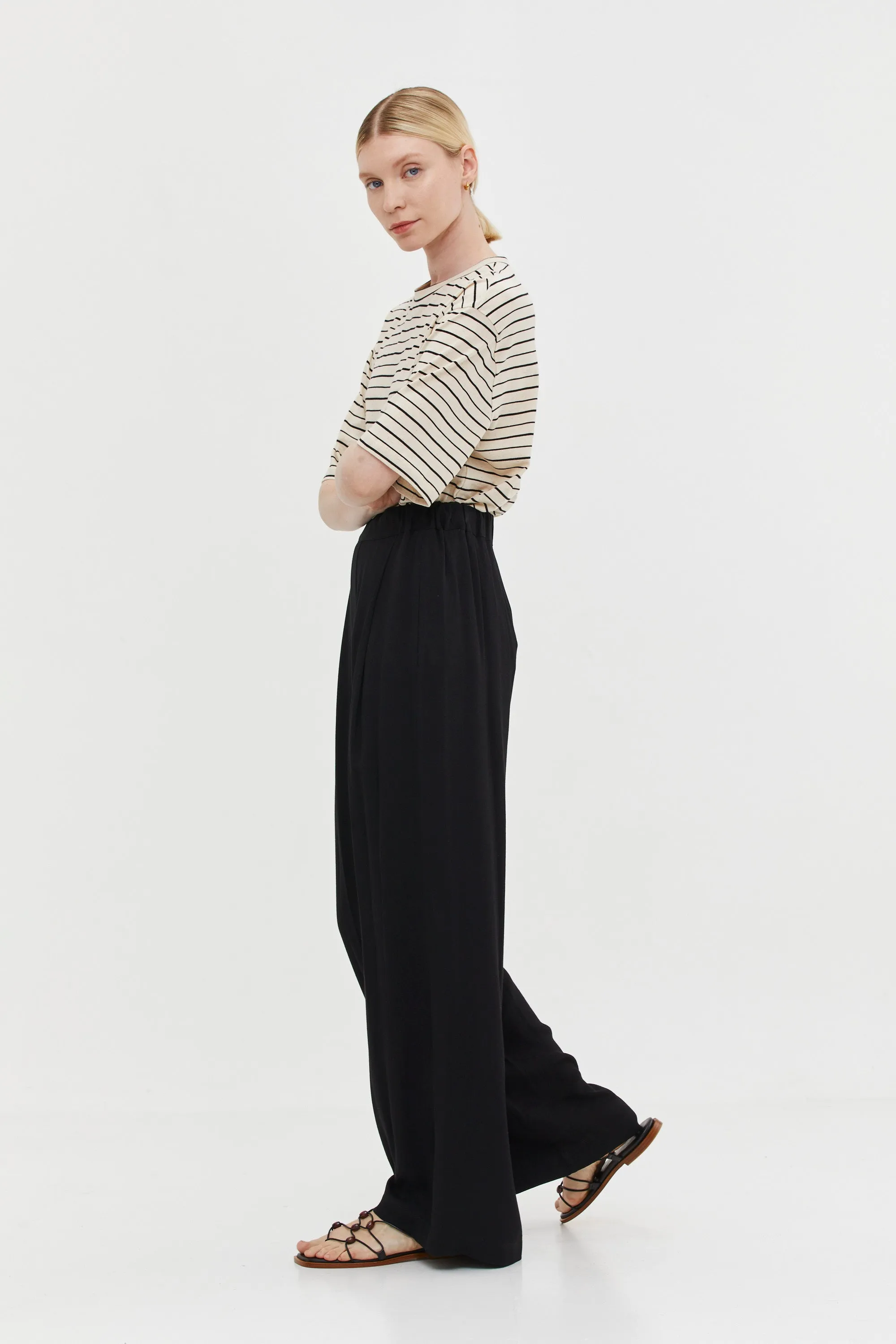 Ivy Ecovero Pants Black