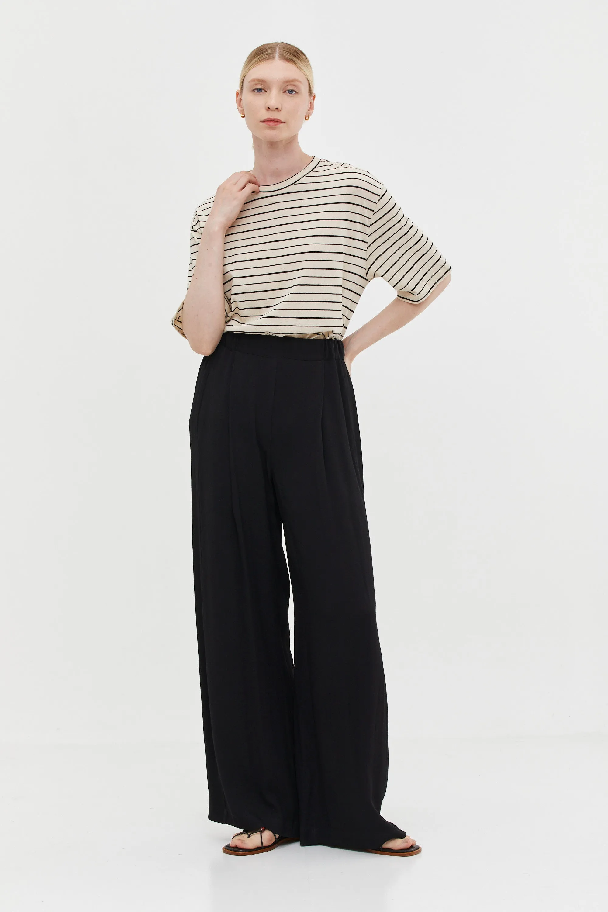 Ivy Ecovero Pants Black