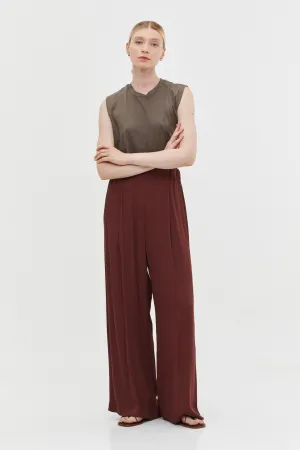 Ivy Ecovero Pants Burgundy