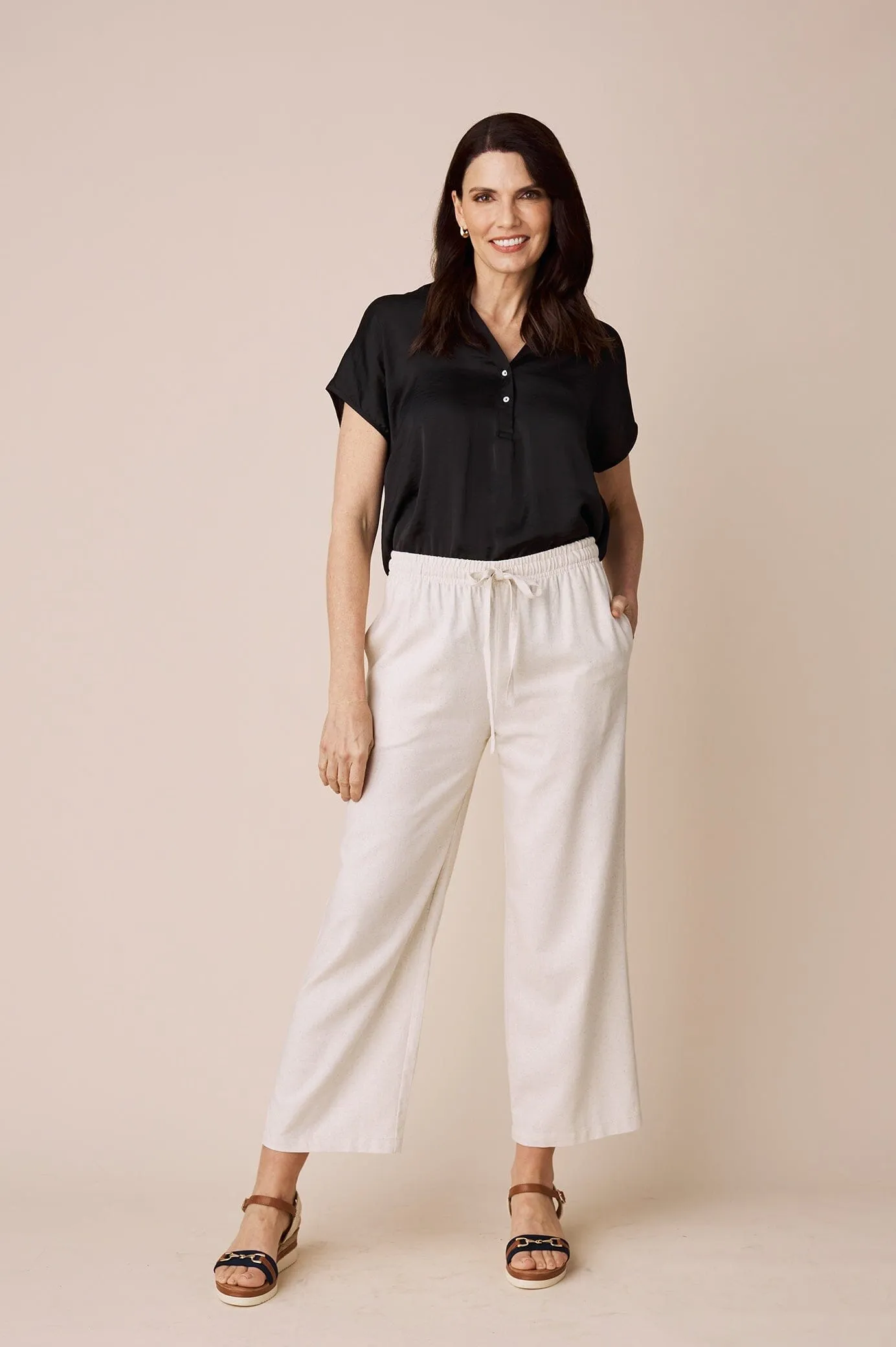 Jocelyn Pants Oatmeal-Pre Order