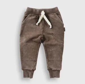 Joggers - Bark Snow Wash French Terry