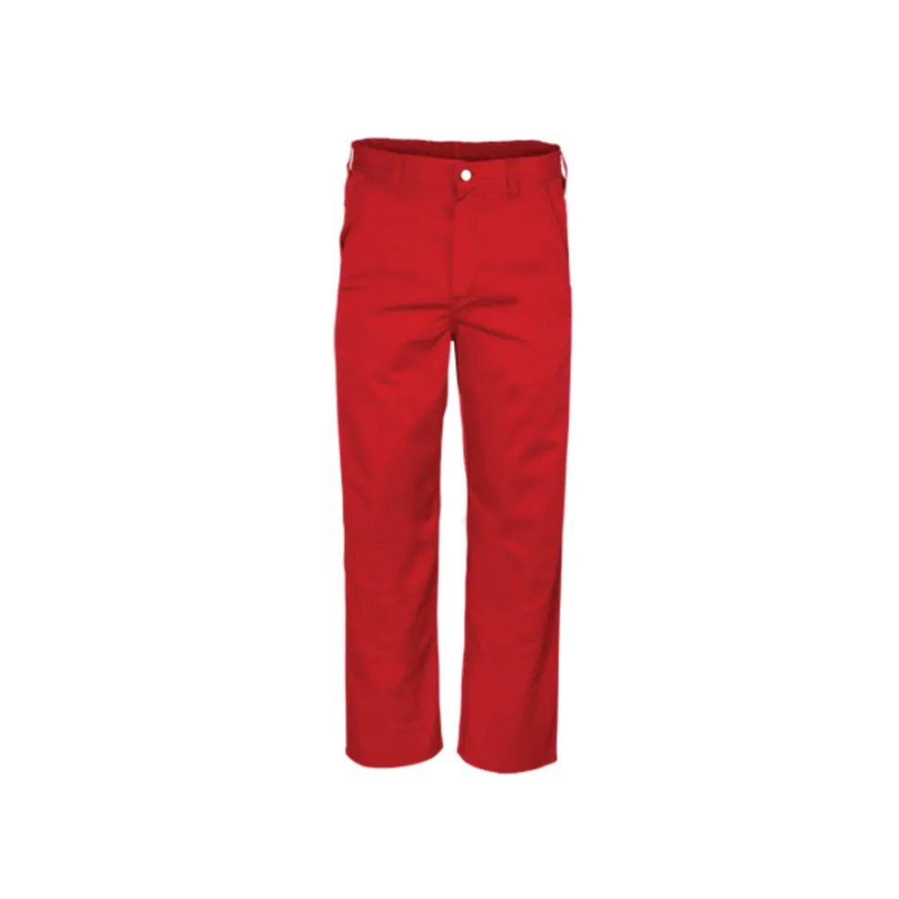 JONSSON POLYCOTTON WORK TROUSERS COLOUR-RED SIZE-30