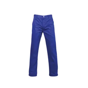 JONSSON POLYCOTTON WORK TROUSERS COLOUR-ROYAL SIZE-38