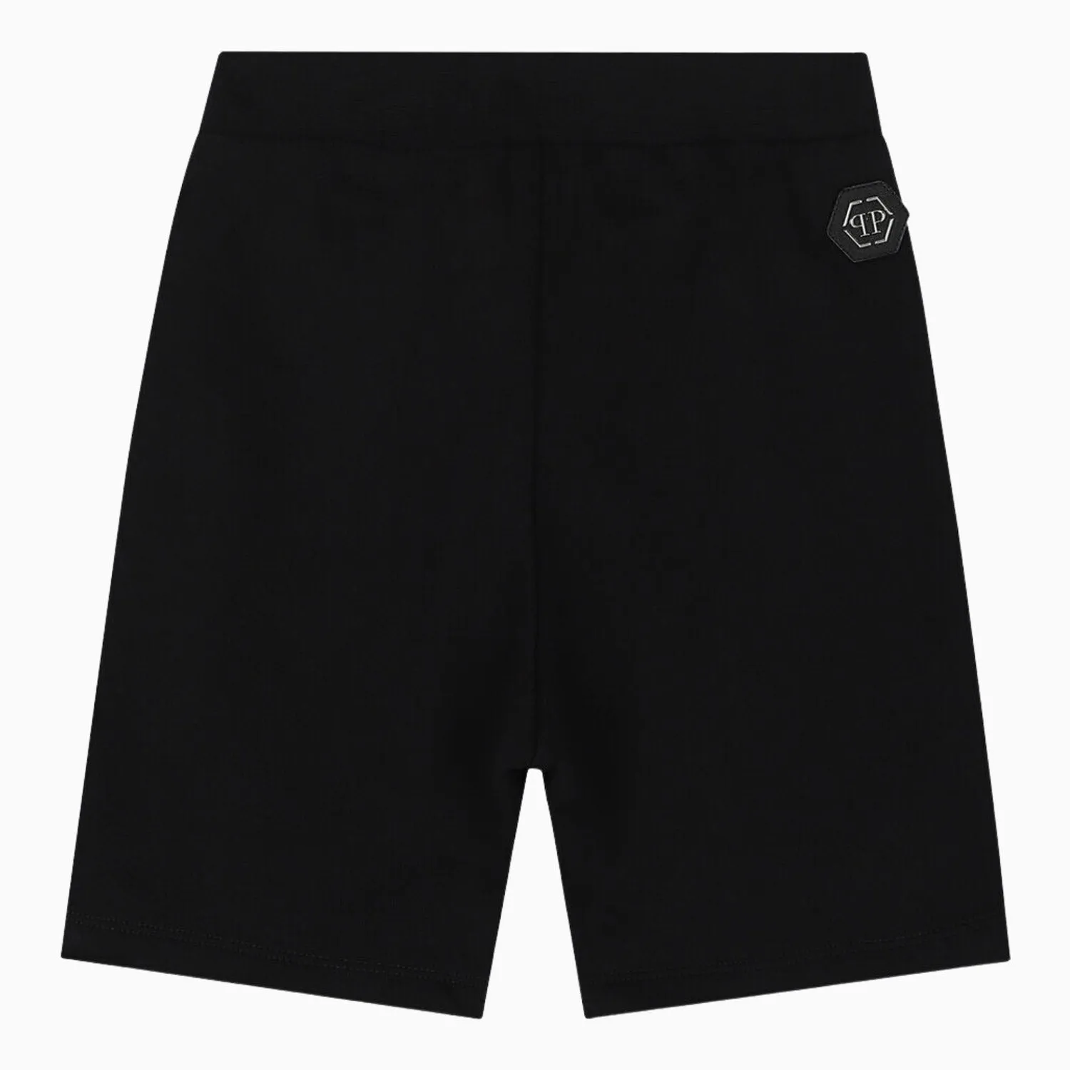 Kid's Black Skull Logo Shorts