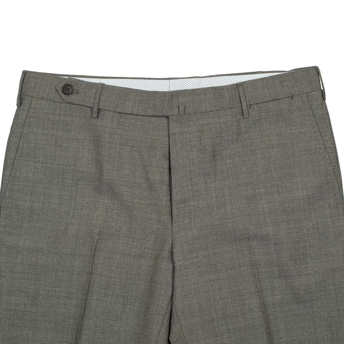 Lightweight "fresco" wool trousers, Taupe grey (restock)