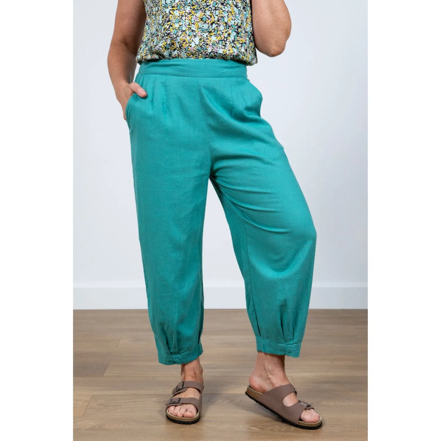 Lily & Me 14 Green Sail Plain Trouser