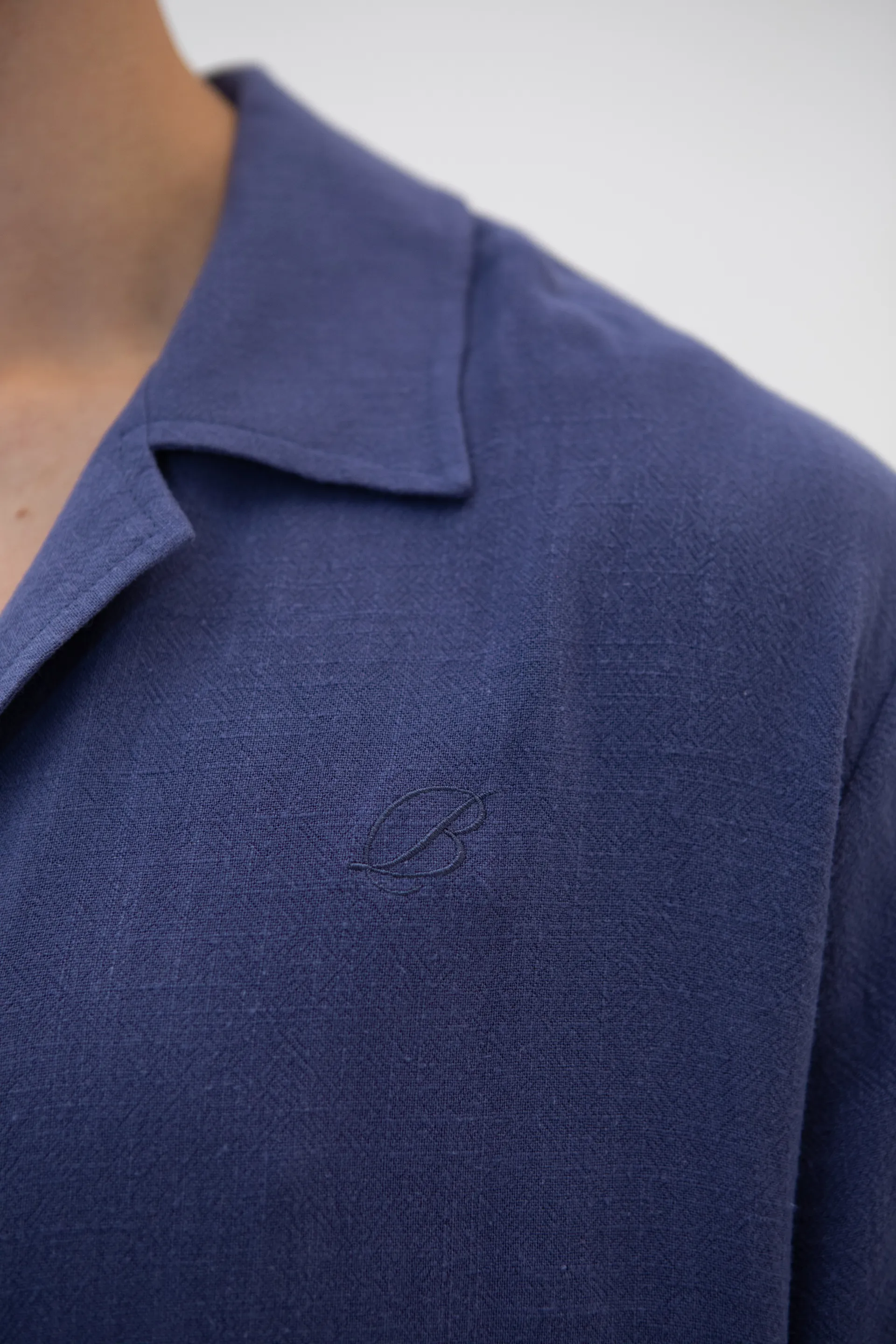 Linen Shirt - Navy