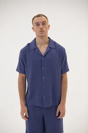 Linen Shirt - Navy