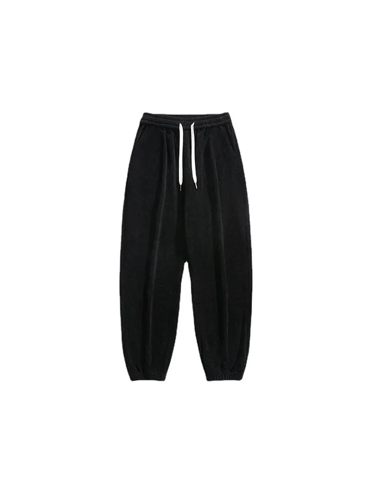 Men'S Casual Loose Sports Trousers Drawstring Sweatpants