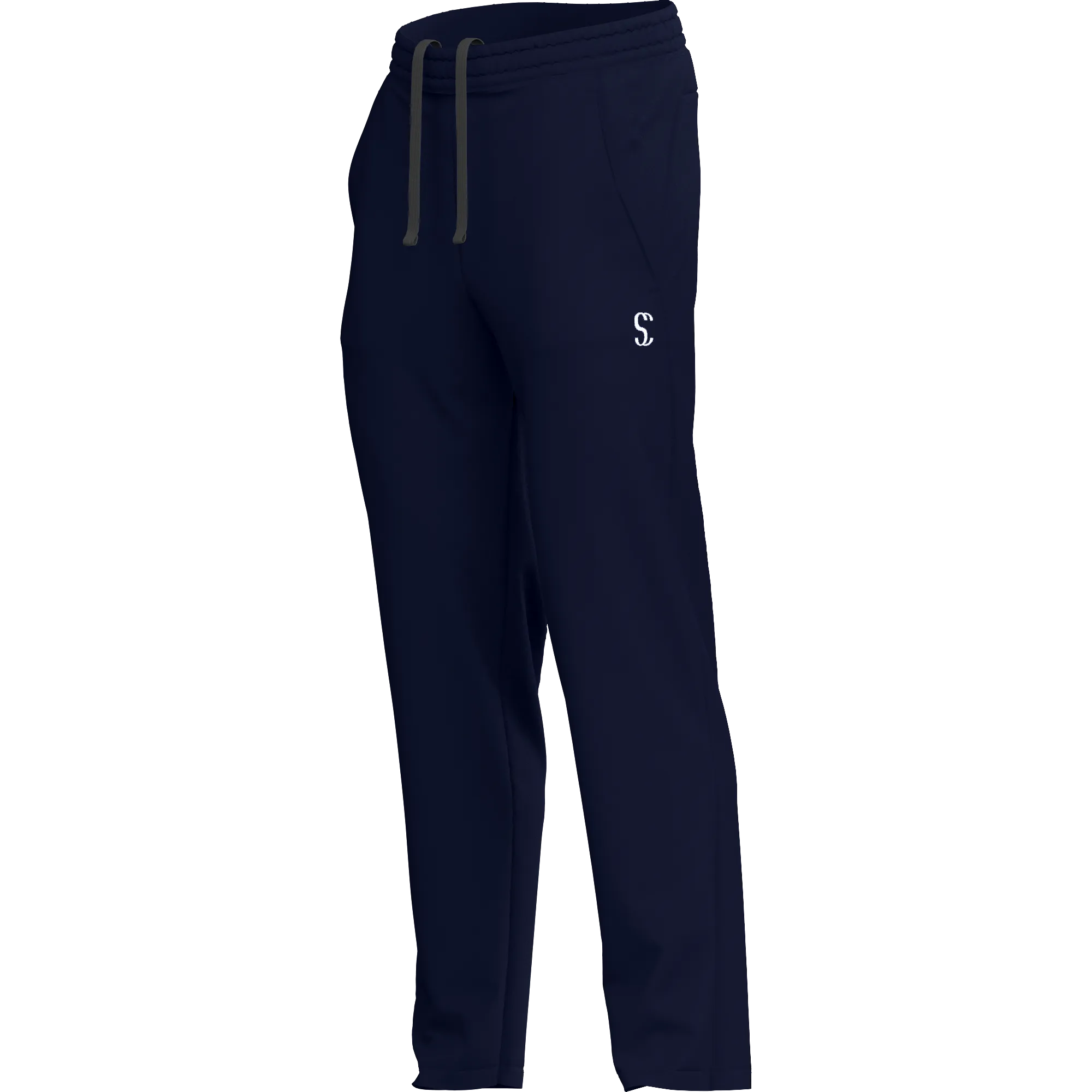 Men's Navy Blue Poly Fleece Thermal Tracksuit Bottoms