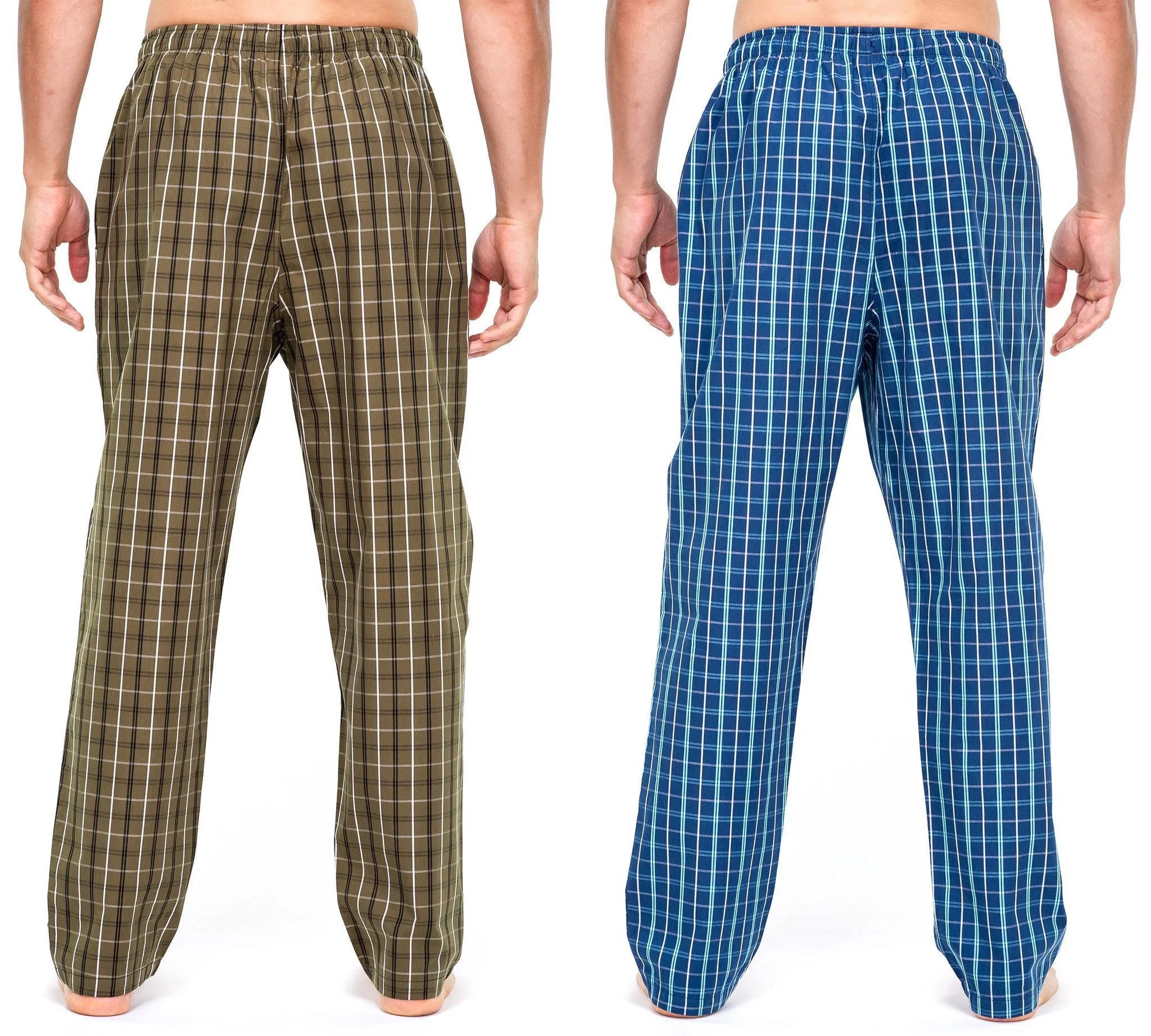 Men's Premium Cotton Lounge/Sleep Pants - 2 Pack