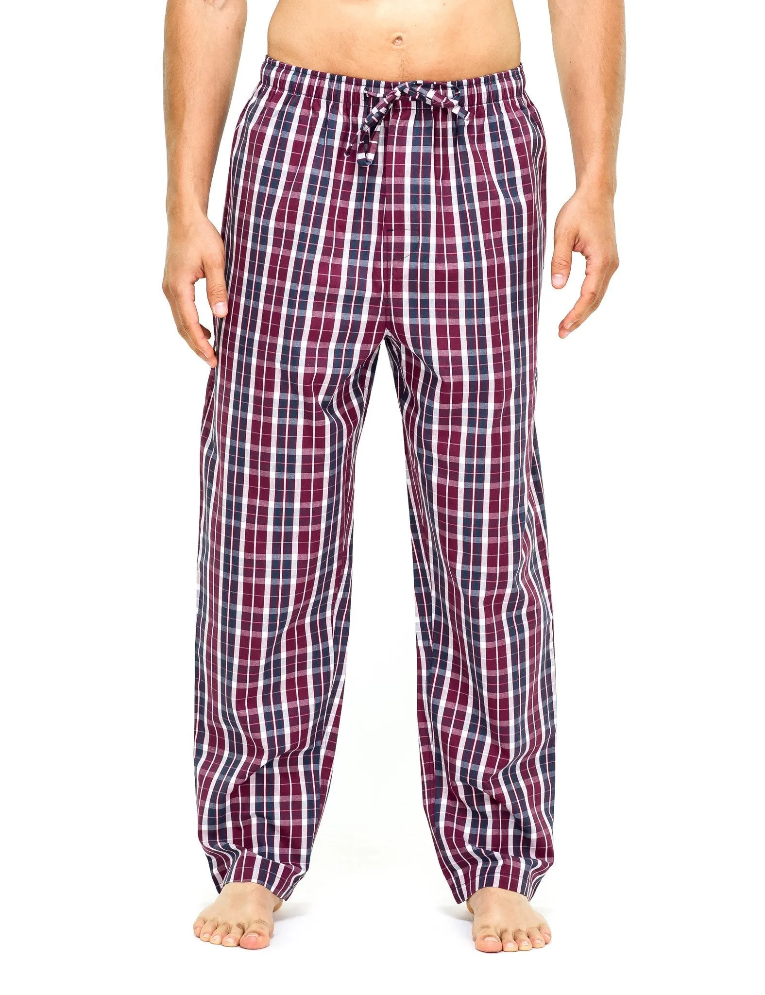 Men's Premium Cotton Lounge/Sleep Pants - 2 Pack