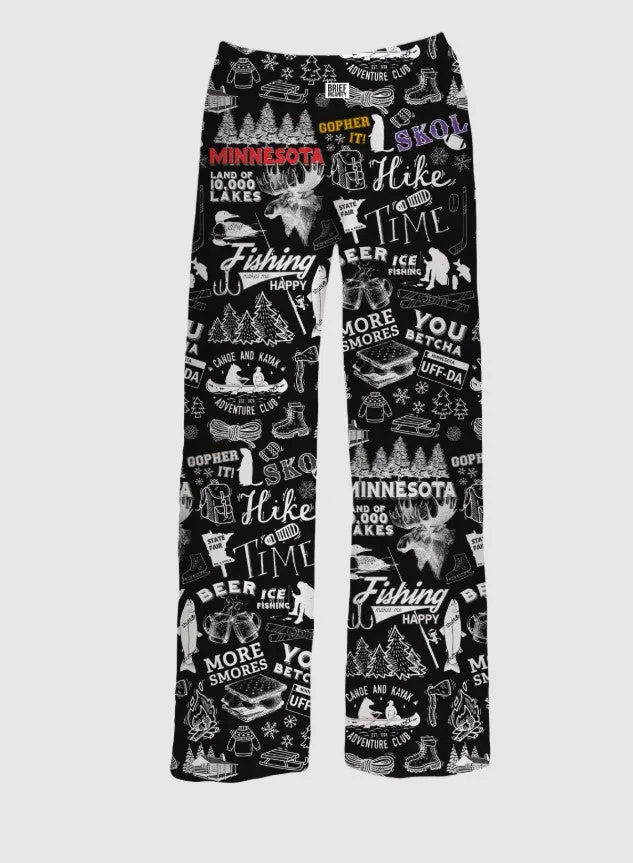 Minnesota Chalkboard Lounge Pants