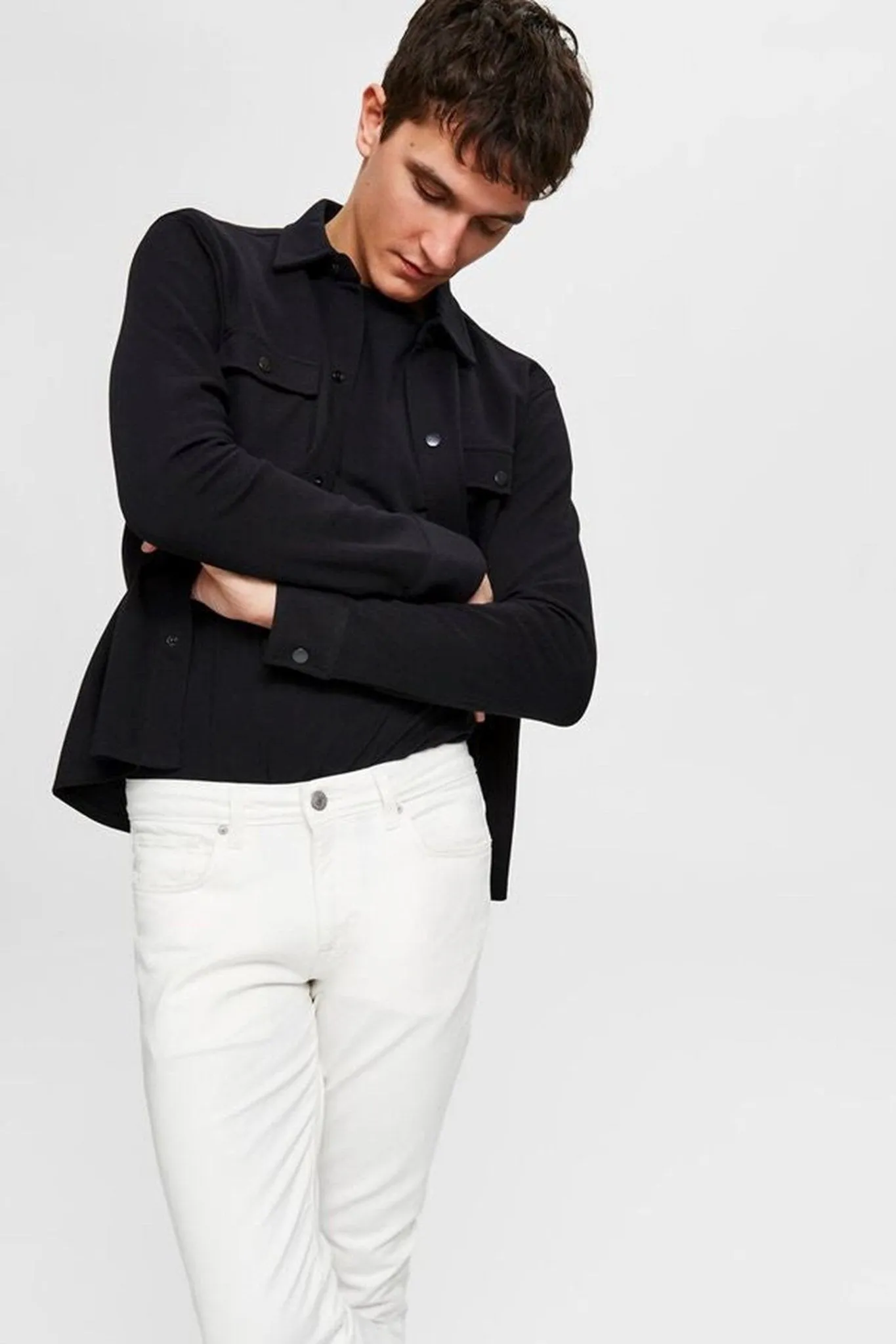 Organic cotton jacket - Black