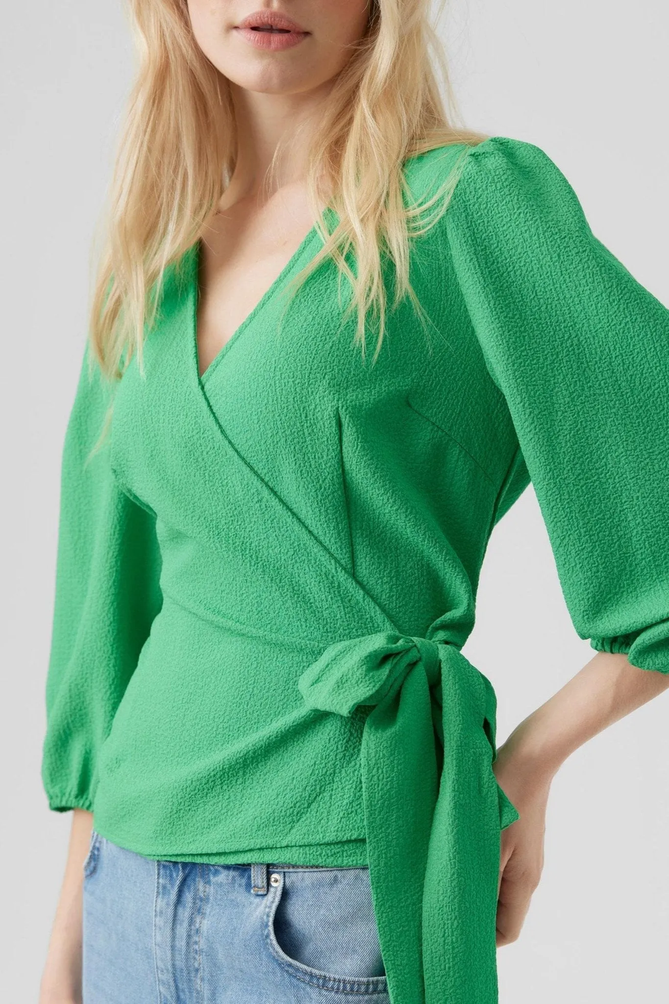 Pepper Aya Blouse - Bright Green