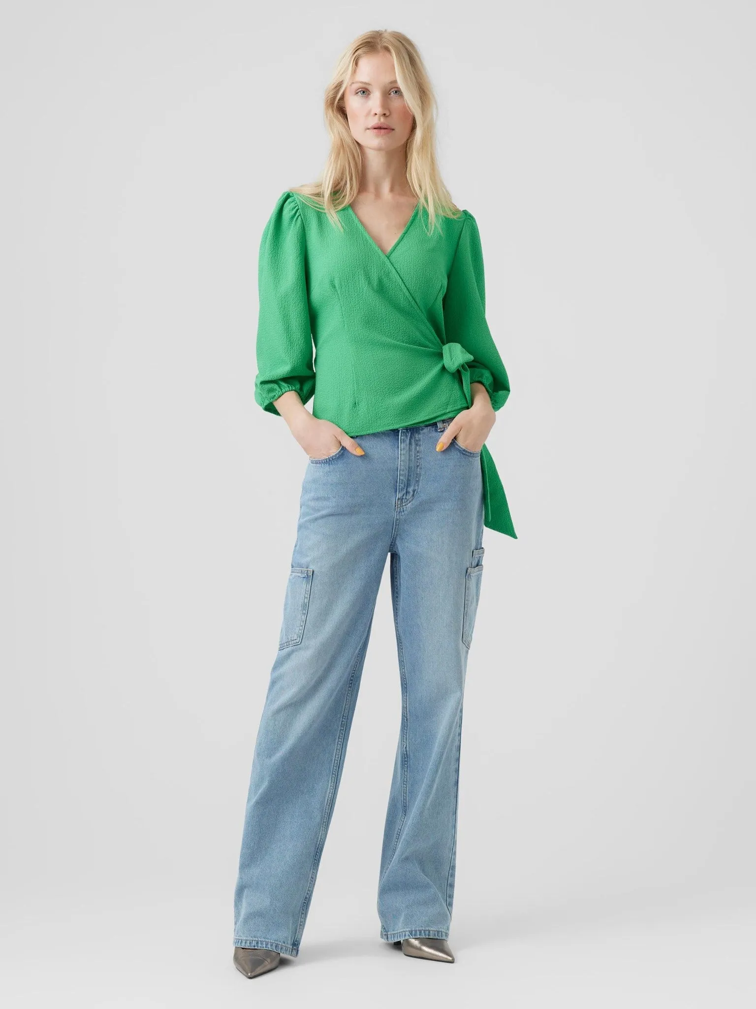 Pepper Aya Blouse - Bright Green