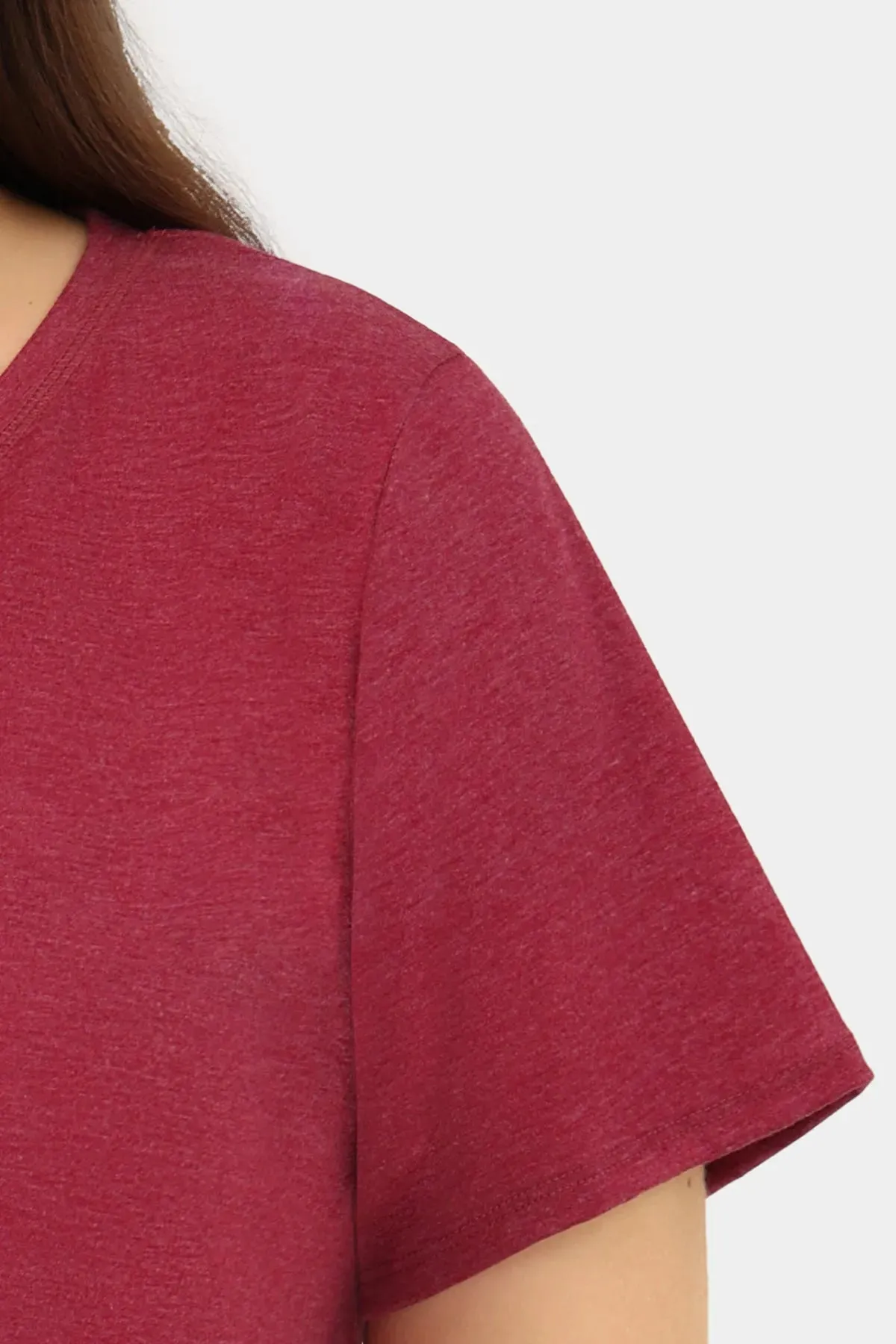 Plain Red Short Sleeve T-Shirt