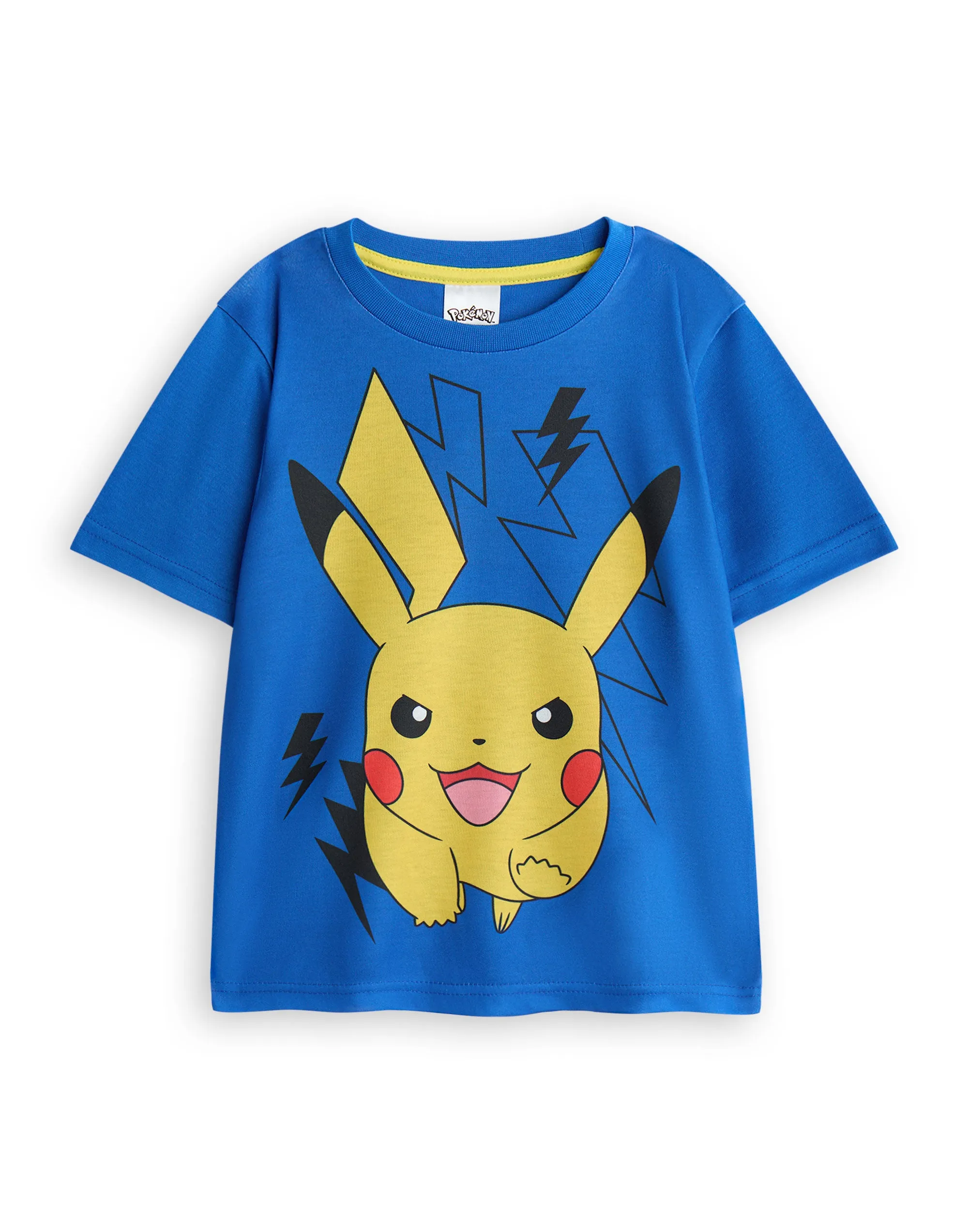 Pokemon Pikachu Boys Blue Short Sleeve Short Leg Pyjamas